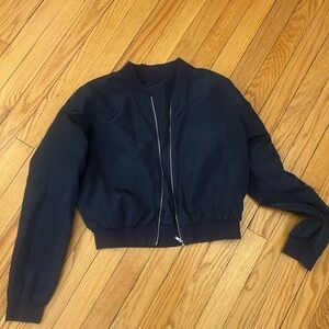 Women's navy blue  Bomber Jacket